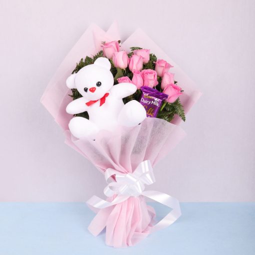 Pink Rose Heartfelt Floral Indulgence - Image 3
