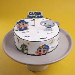 Cartoon Fun Cake Shinchan & Shiro Adventure