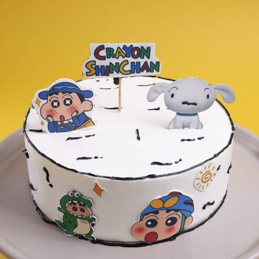 Cartoon Fun Cake Shinchan & Shiro Adventure - Image 3