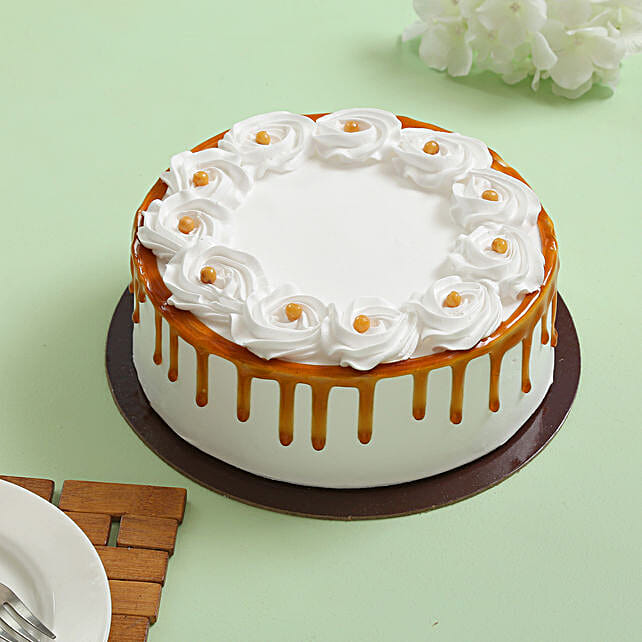 Butterscotch Cream Cake Delight