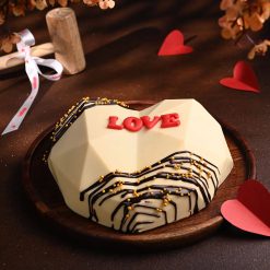 Pineapple Flavoured Heart Pinata Cake Perfect for Love
