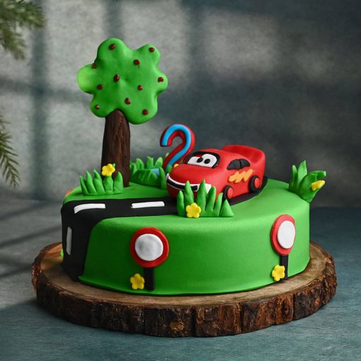 Fresh-Baked Car Theme Cake Race to Deliciousness! - Image 2