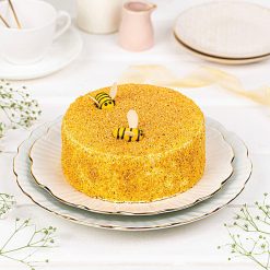 Butterscotch Cream Cake Sweet Honey Bee Indulgence