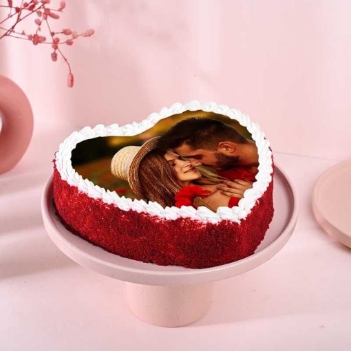 Red Velvet Photo Cake A Sweetl
