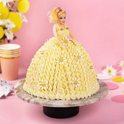 Chocolate Doll Cake for Princess Parties
