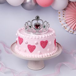 Strawberry Cream Cake - Enchanted Princess Celebration