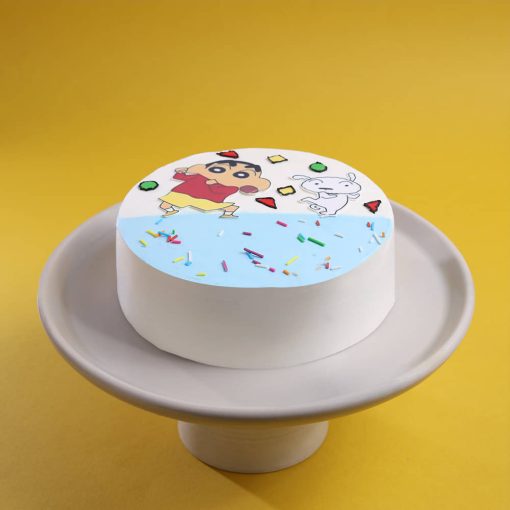 Fun Character Cake - Shinchan & Shiro Party Delight - Image 3