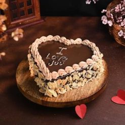 Alternative view of Chocolate Love Cake Romantic Treat Sweet Confession Cake