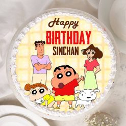 Cartoon Shinchan Birthday Cake Fun Celebration Treat