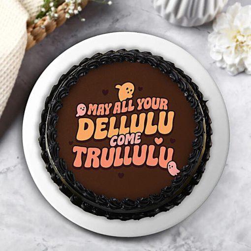 Signature Truffle Cream Cake Eggless Indulgence
