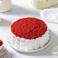 Red Velvet Cream Cake Decadent Delight Delivered