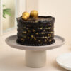 Chocolate Cake With Chocolate Ball Toppings
