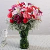 Beautiful Red Rose Vase