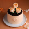 Chocolate Cake, Rose Garnished