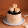 Chocolate Cake, Rose Garnished