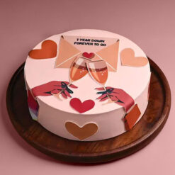 Forever Together Anniversary Cake