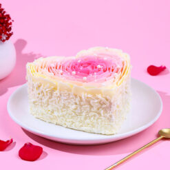 Heart Cake Love Petal Rose