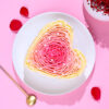 Heart Cake Love Petal Rose
