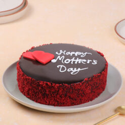 Red Velvet Cake with Cartoon Theme