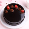 German Black Forest Cake top view