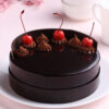 German Black Forest Cake front view