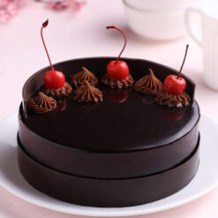 German Black Forest Cake front view